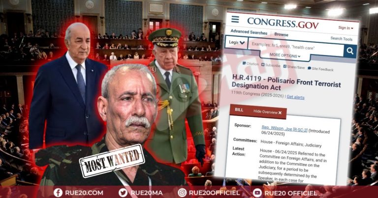ماعطلوهومش…الكونغرس الأميركي يرد على كذب الكبرانات ببرمجة رسمية لمشروع قانون تصنيف البوليساريو تنظيماً إرهابياً